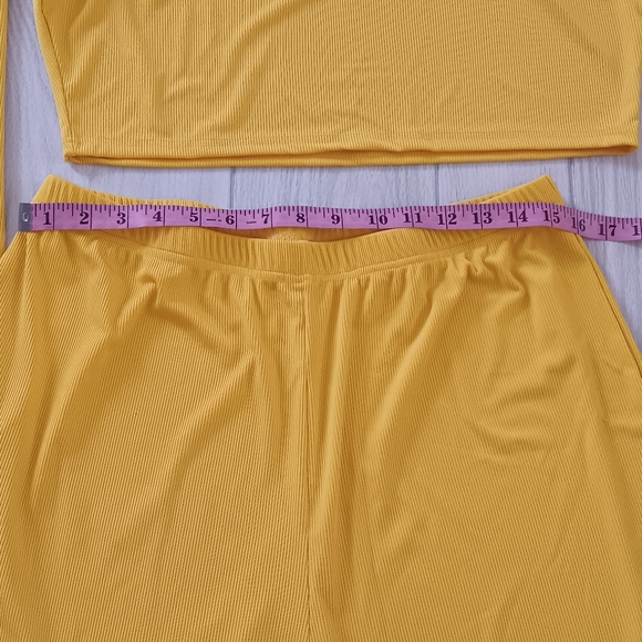 Plus Size Women Solid Color High Crater Short Top And Shorts Three-Piece… - Picture 6 of 14